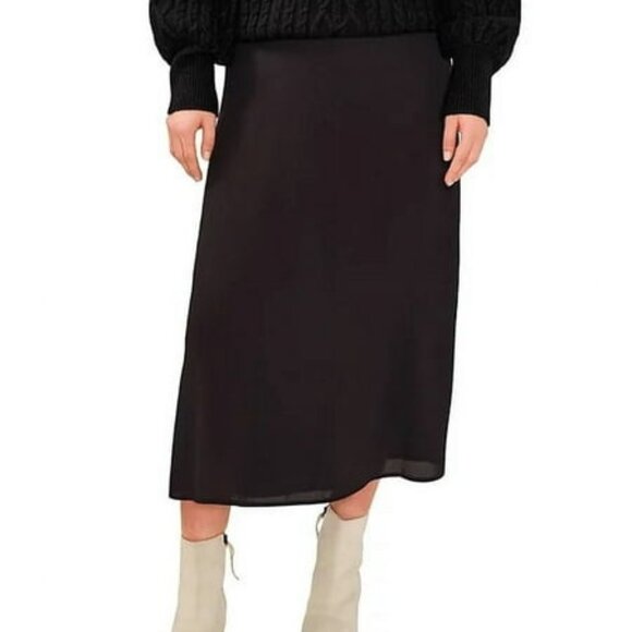 Vince Camuto Black A Line Skirt NWT - Picture 1 of 3
